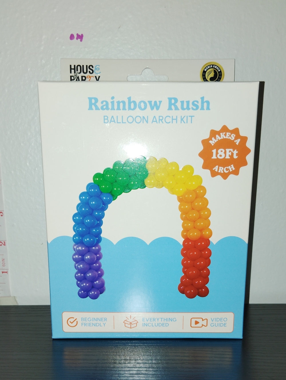 Rainbow Rush Balloon Arch Kit by - Rainbow Colored
